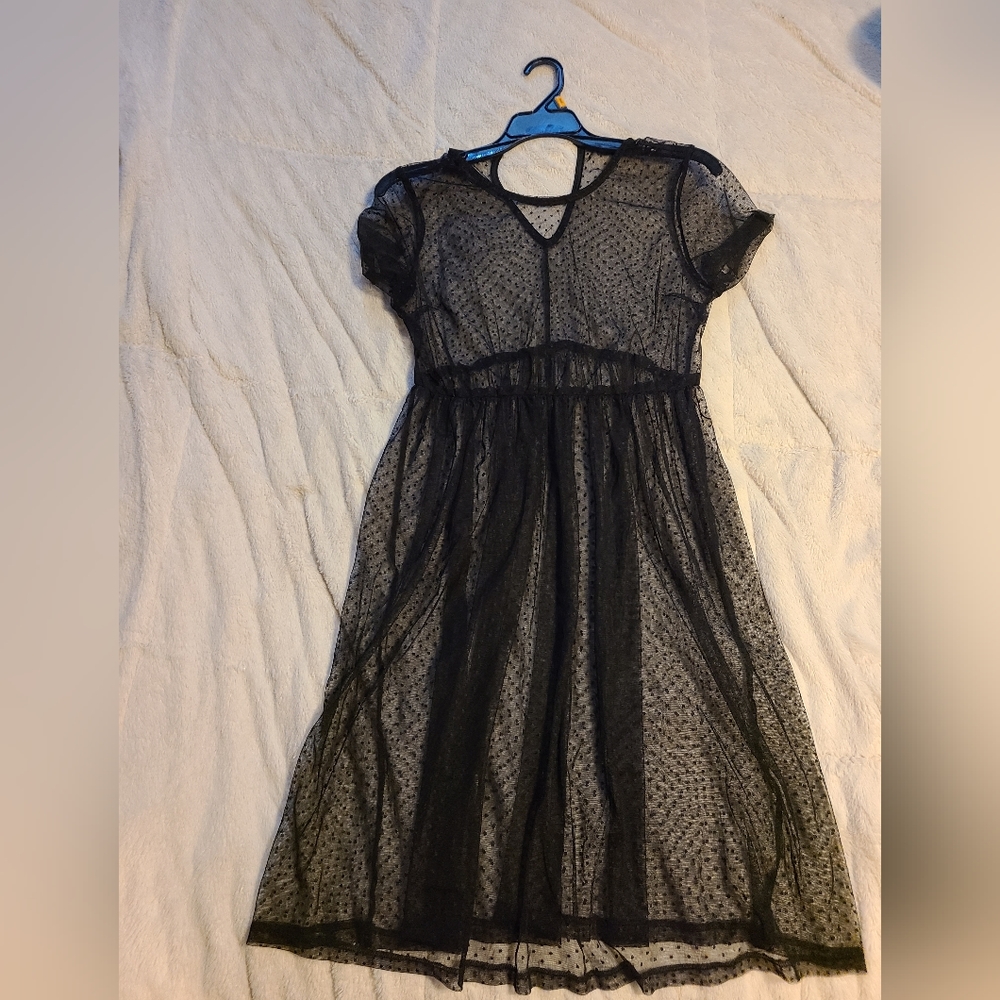 Liberty love sheer baby doll dress